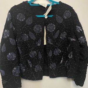 NWT La Bellum Hillary Scott beaded jacket